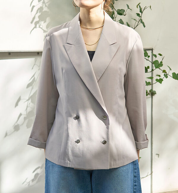 Rouge vif「ブラウスエアリージャケット」|テーラードジャケット|