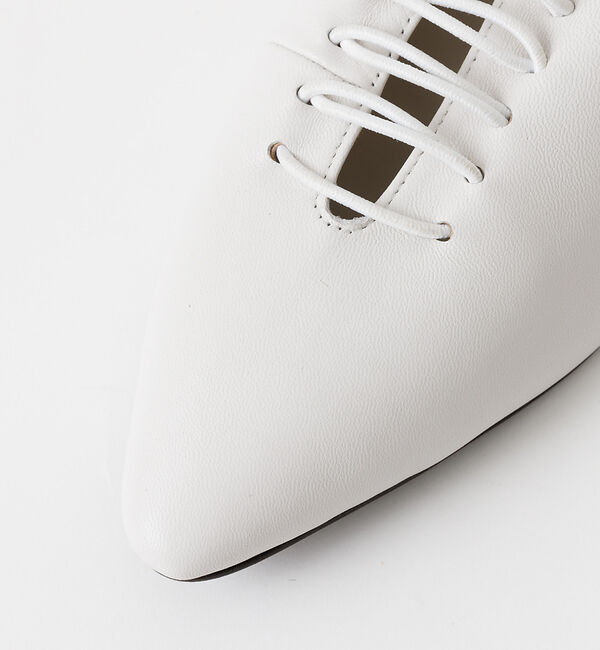 AU BANNISTER「ポインテッドトゥレースアップバブーシュ」|その他|