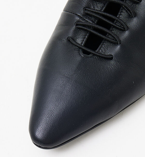 AU BANNISTER「ポインテッドトゥレースアップバブーシュ」|その他|