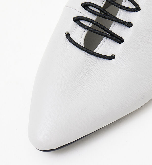 AU BANNISTER「ポインテッドトゥレースアップバブーシュ」|その他|