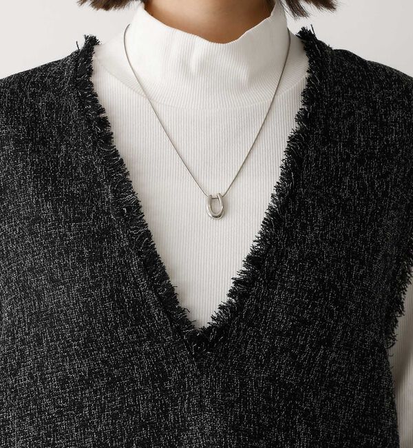 abahouse mavie「ツイードフリンジベスト」|ベスト・ジレ|