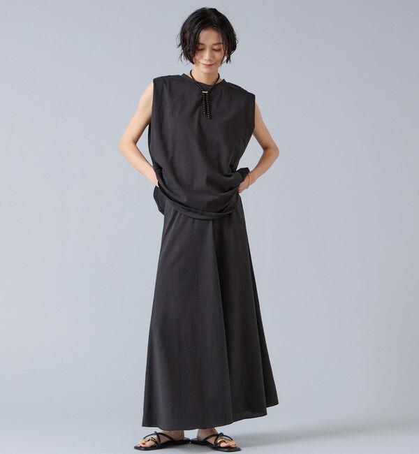 Liesse「【定番】カットソーフレアスカート」|スカート|