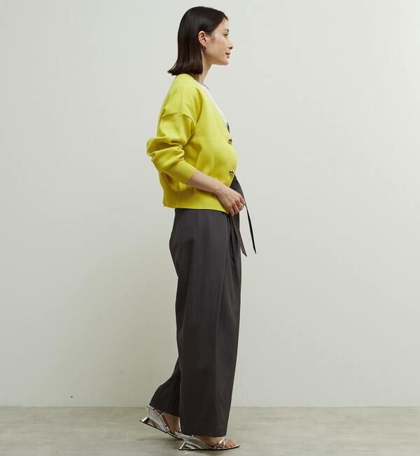 Soffitto「リブ編み前後2WAYニットカーディガン」|カーディガン|