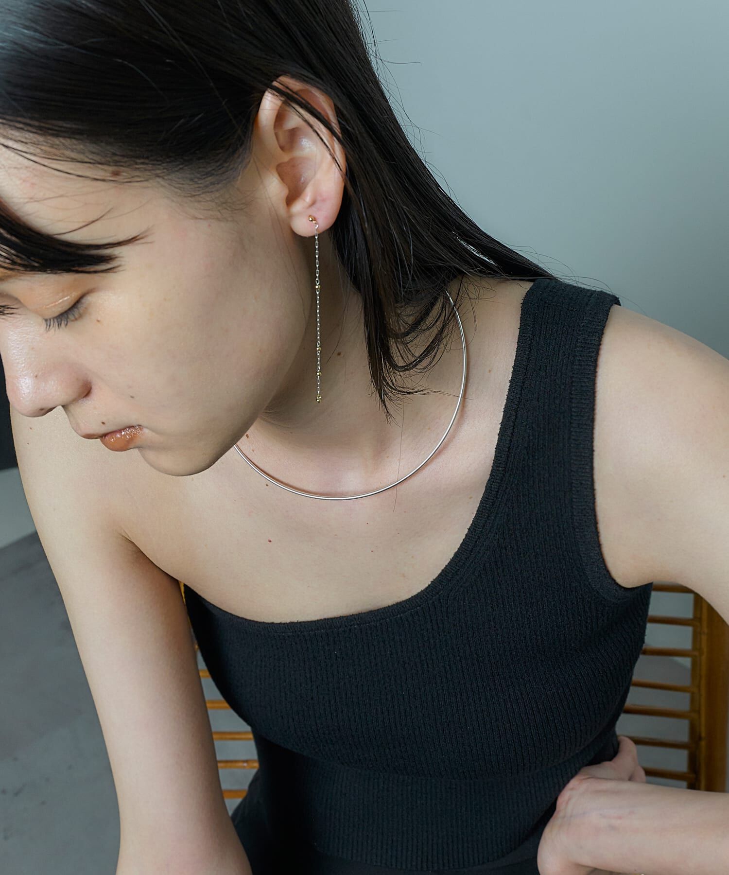 SMELLY「SMELLY so&rsquo;　combination chain pierce」|ピアス|