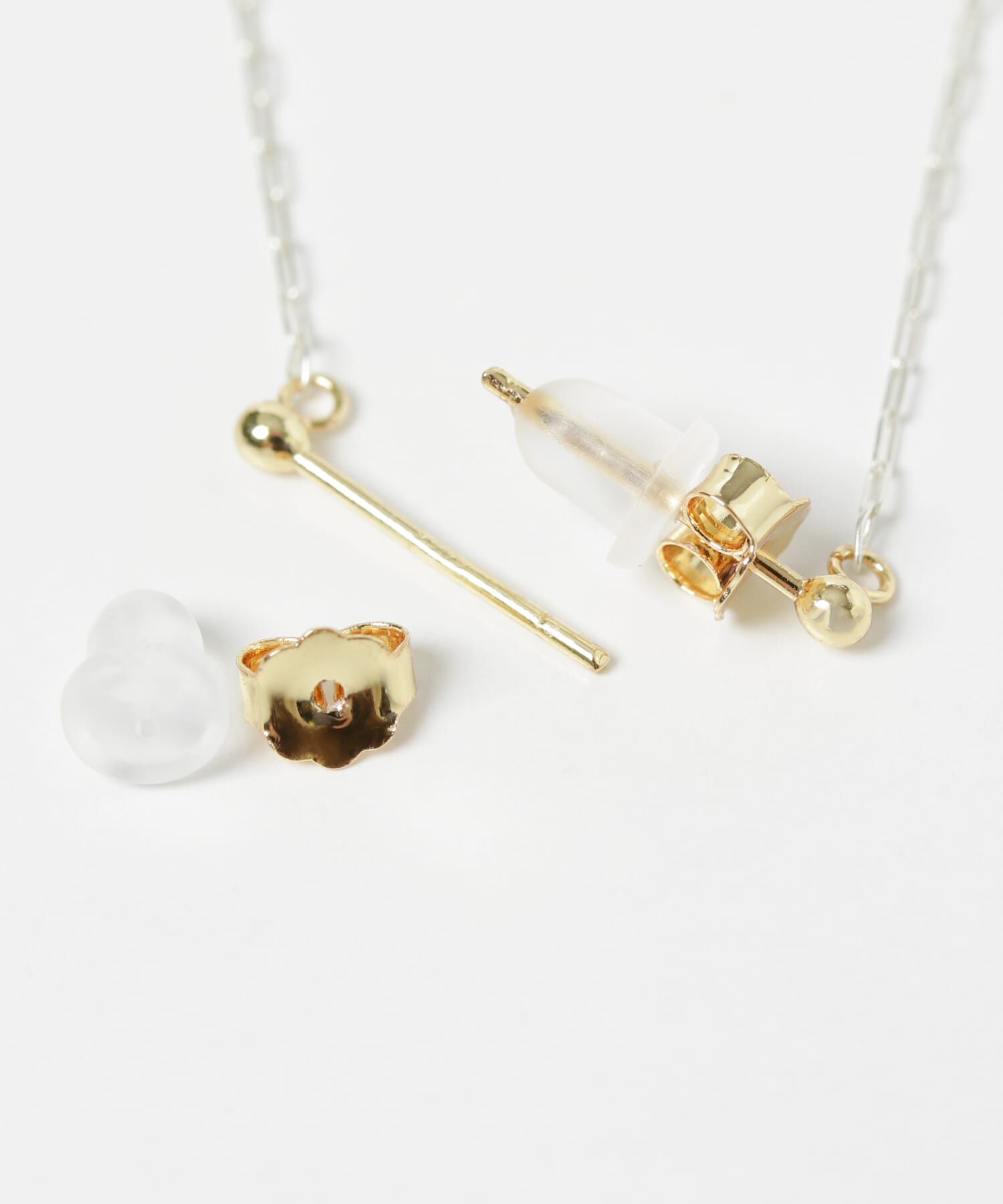 SMELLY「SMELLY so&rsquo;　combination chain pierce」|ピアス|