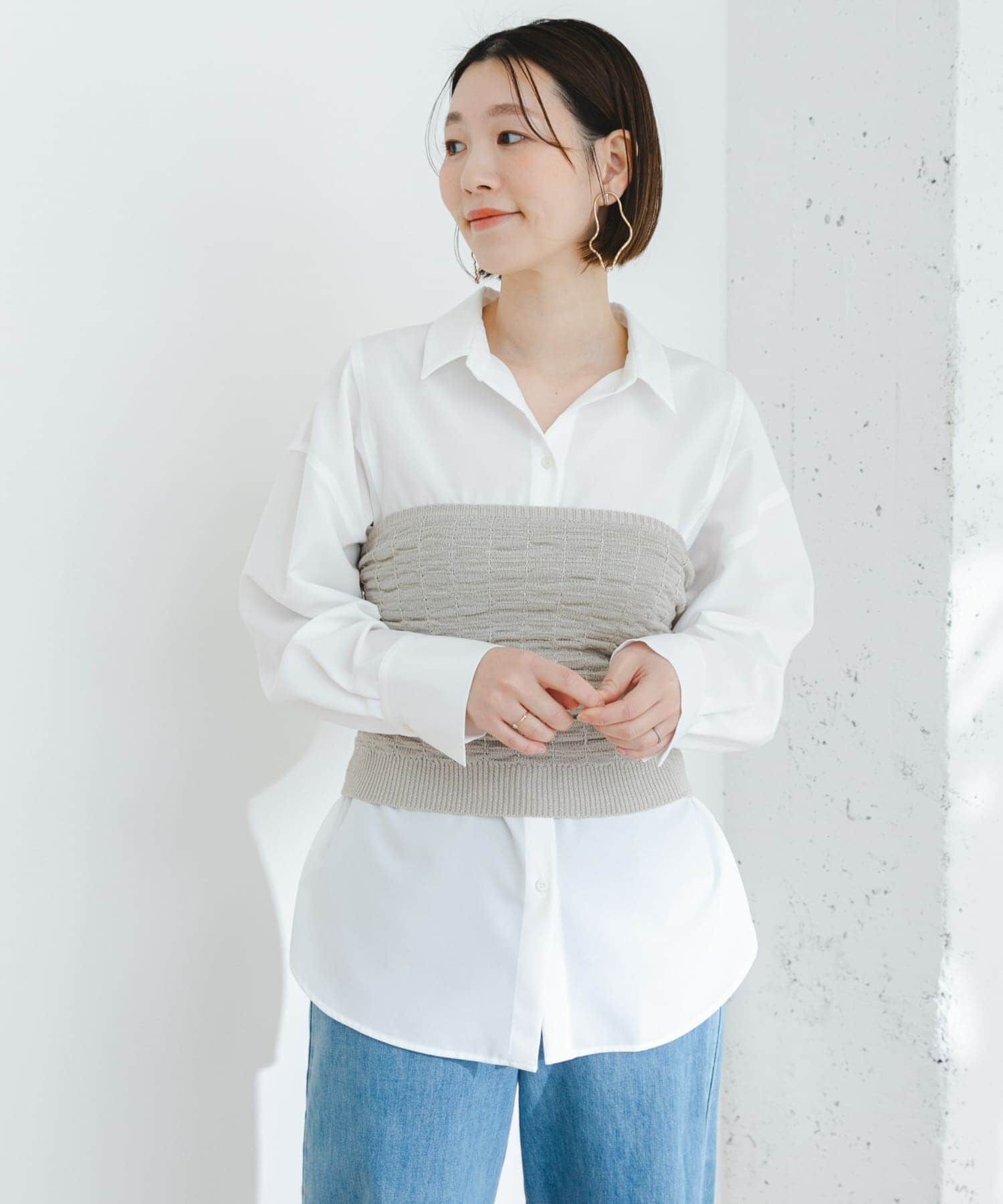 URBAN RESEARCH ROSSO「F by ROSSO　ラメニットビスチェ+カーディガン」|カーディガン|