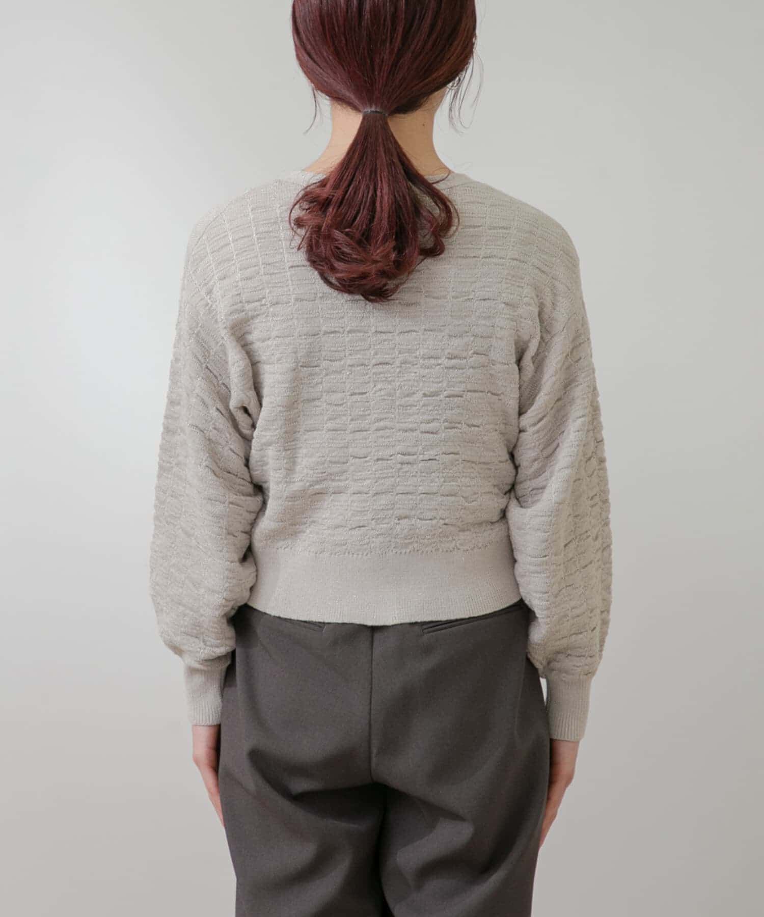 URBAN RESEARCH ROSSO「F by ROSSO　ラメニットビスチェ+カーディガン」|カーディガン|