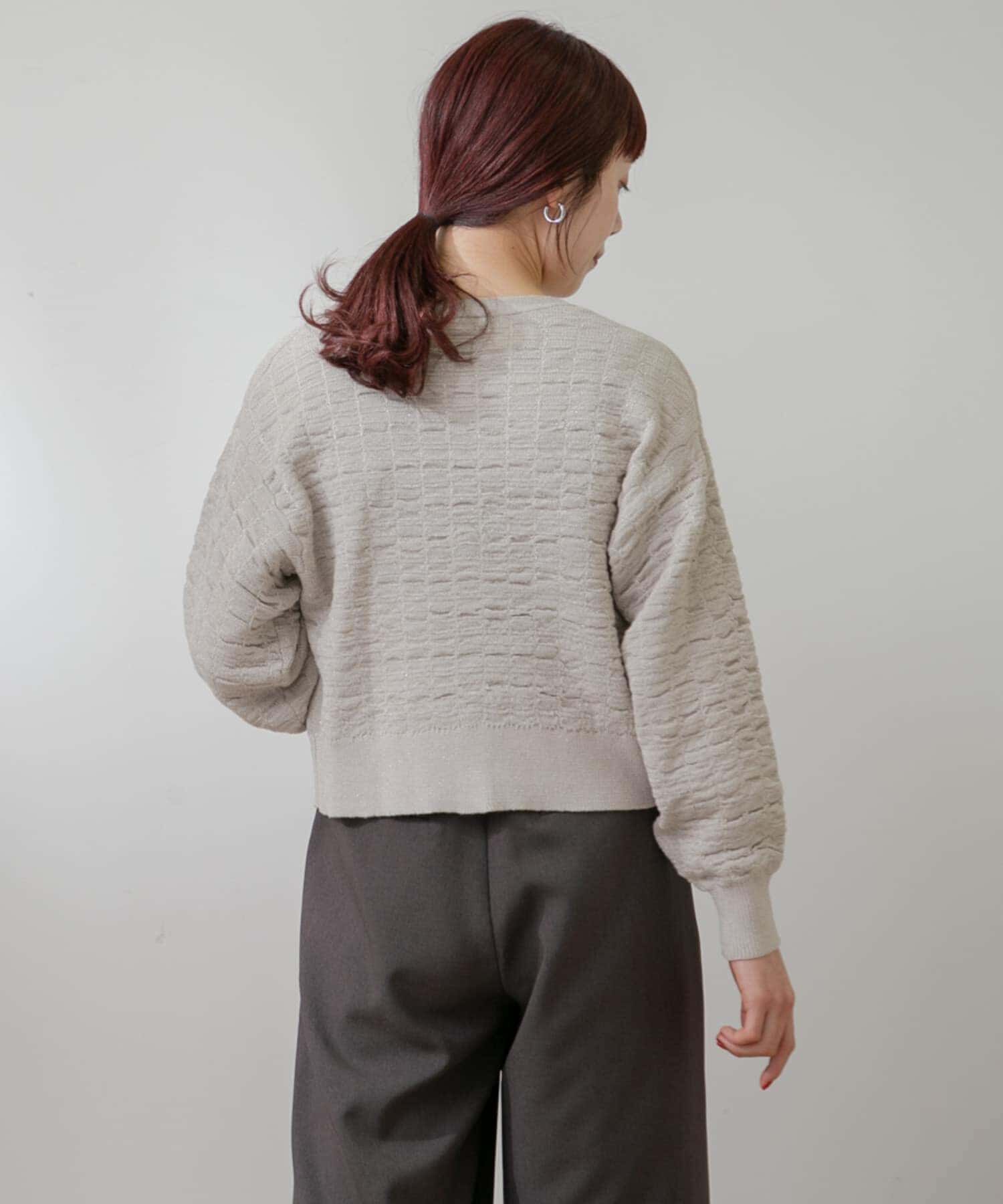 URBAN RESEARCH ROSSO「F by ROSSO　ラメニットビスチェ+カーディガン」|カーディガン|