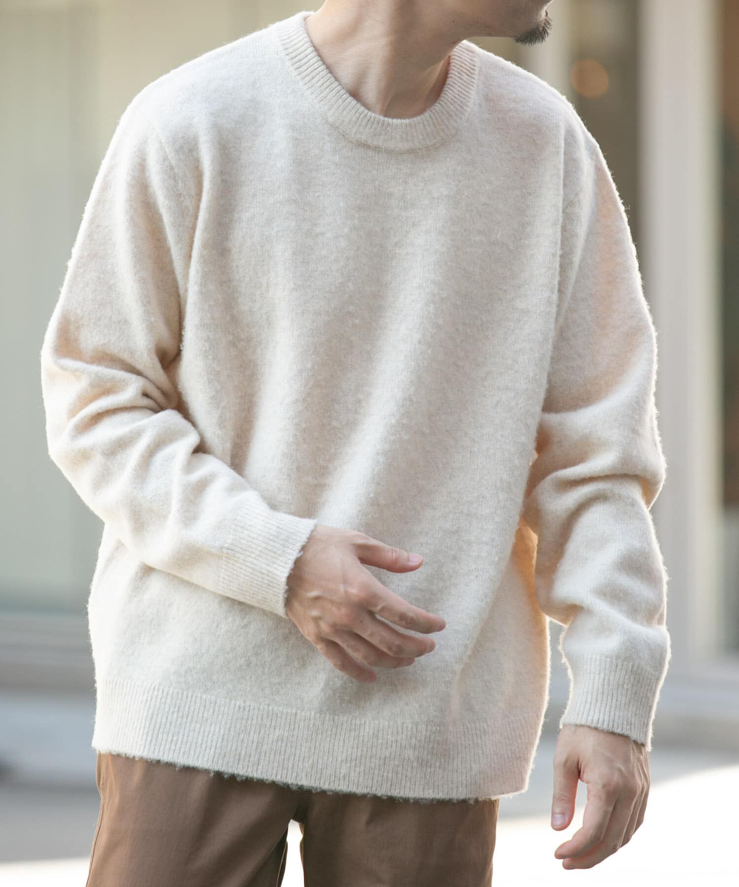 URBAN RESEARCH ROSSO「『XLサイズあり』ウールシャギーニット」|ニット・セーター|