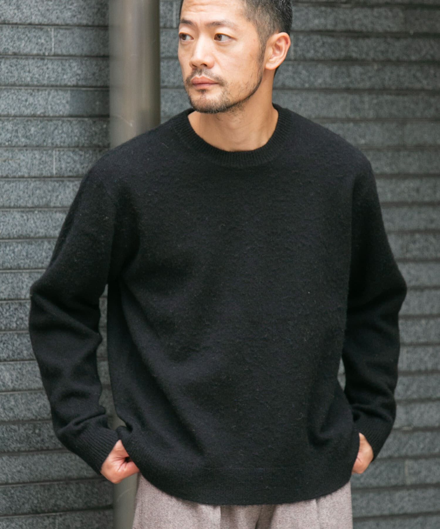 URBAN RESEARCH ROSSO「『XLサイズあり』ウールシャギーニット」|ニット・セーター|