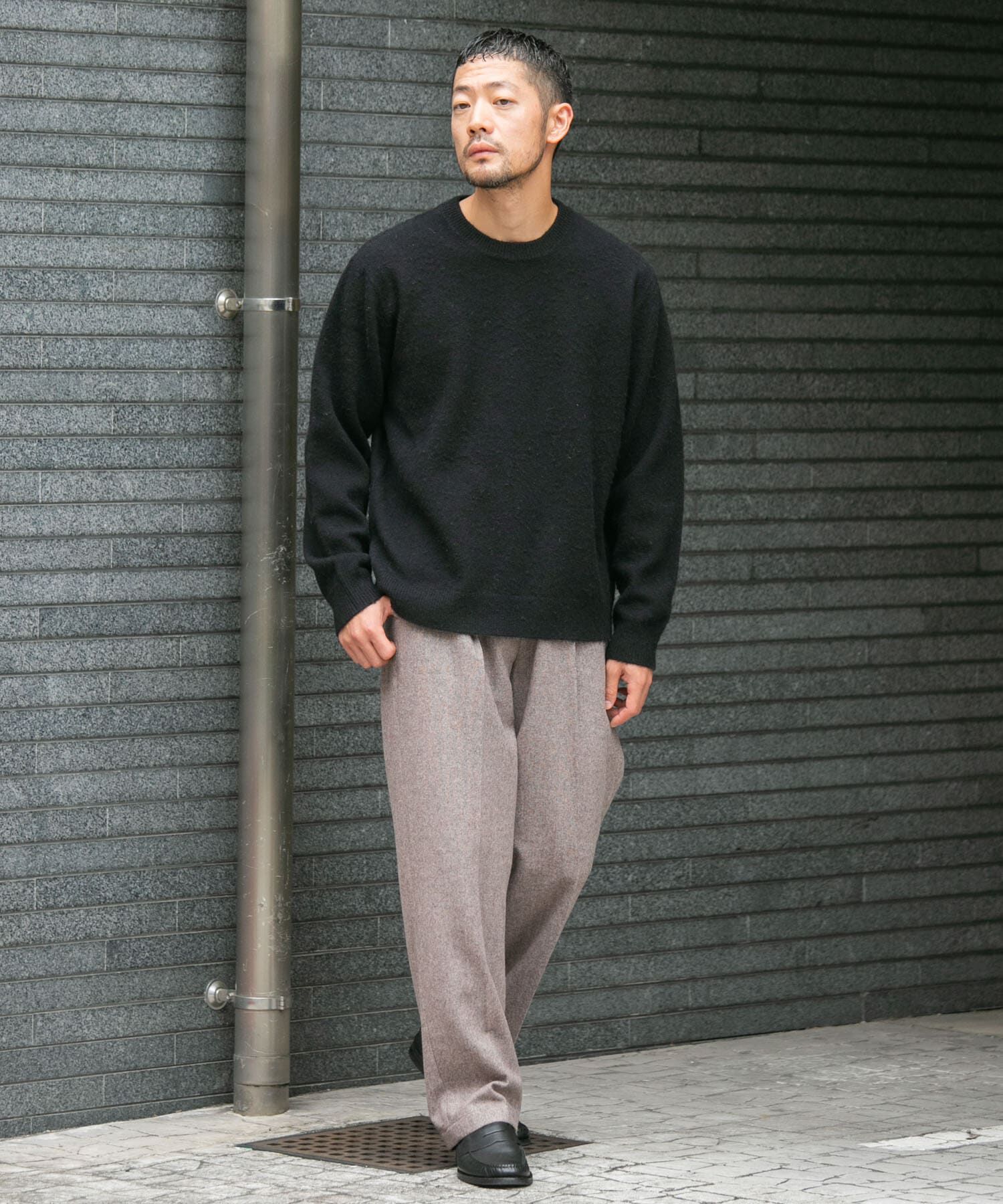 URBAN RESEARCH ROSSO「『XLサイズあり』ウールシャギーニット」|ニット・セーター|