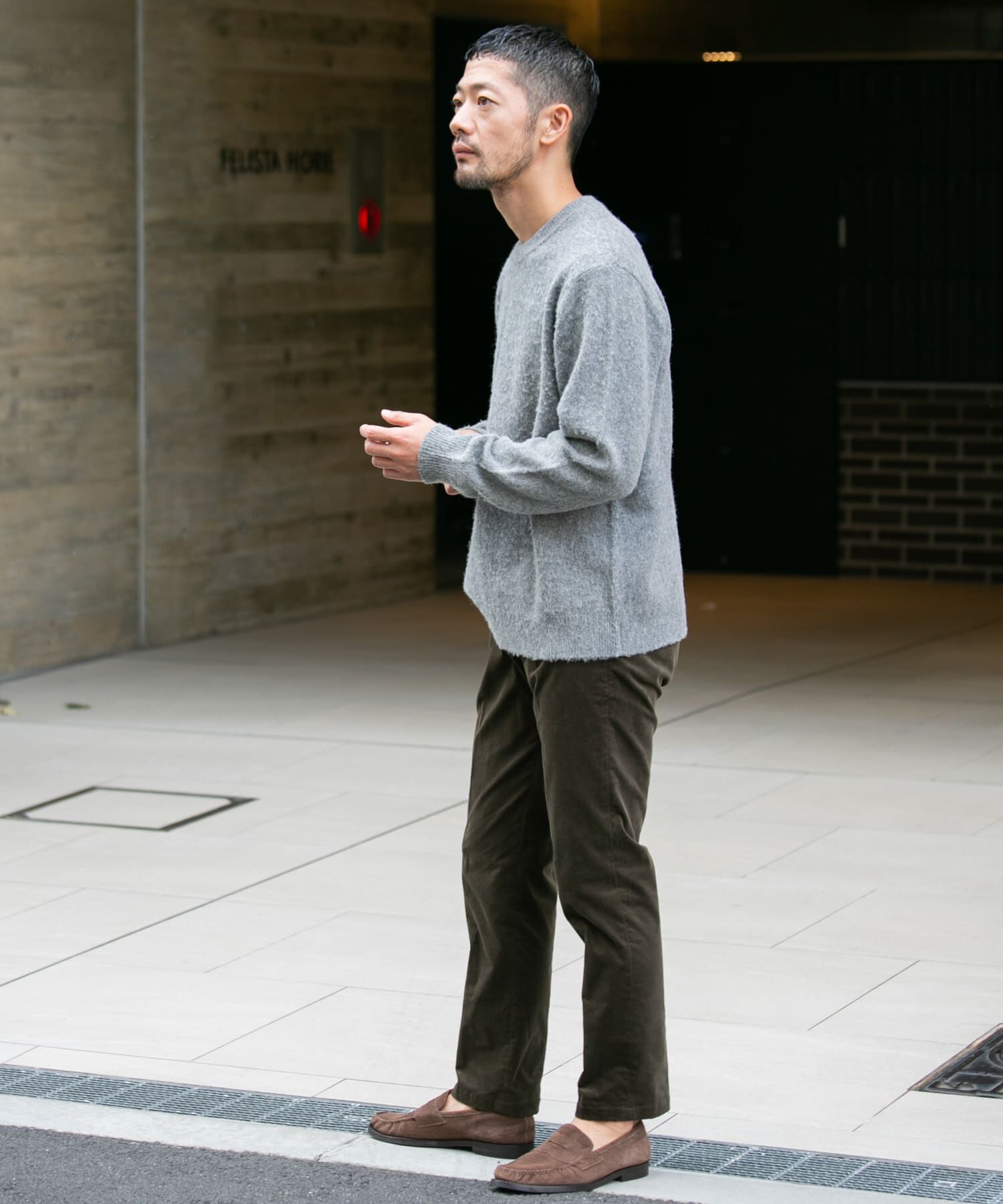 URBAN RESEARCH ROSSO「『XLサイズあり』ウールシャギーニット」|ニット・セーター|