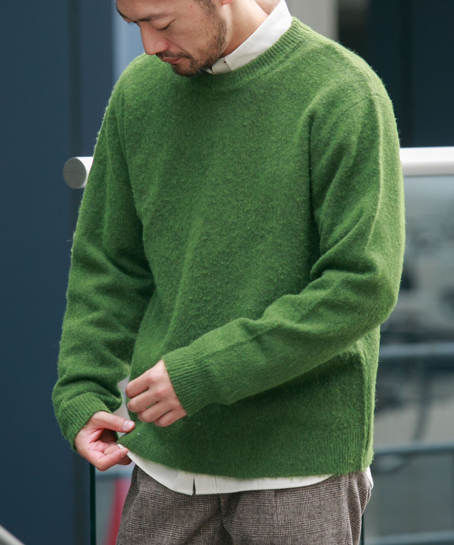 URBAN RESEARCH ROSSO「『XLサイズあり』ウールシャギーニット」|ニット・セーター|