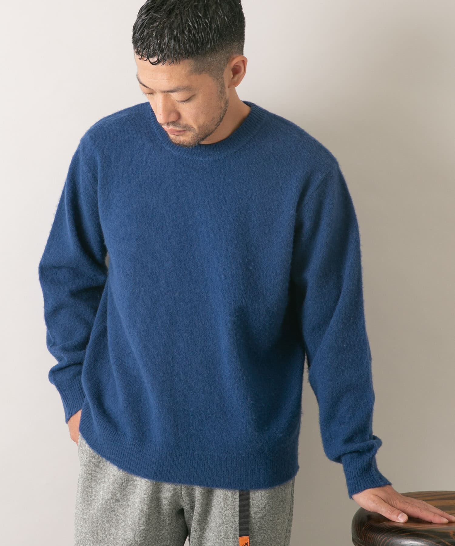 URBAN RESEARCH ROSSO「『XLサイズあり』ウールシャギーニット」|ニット・セーター|