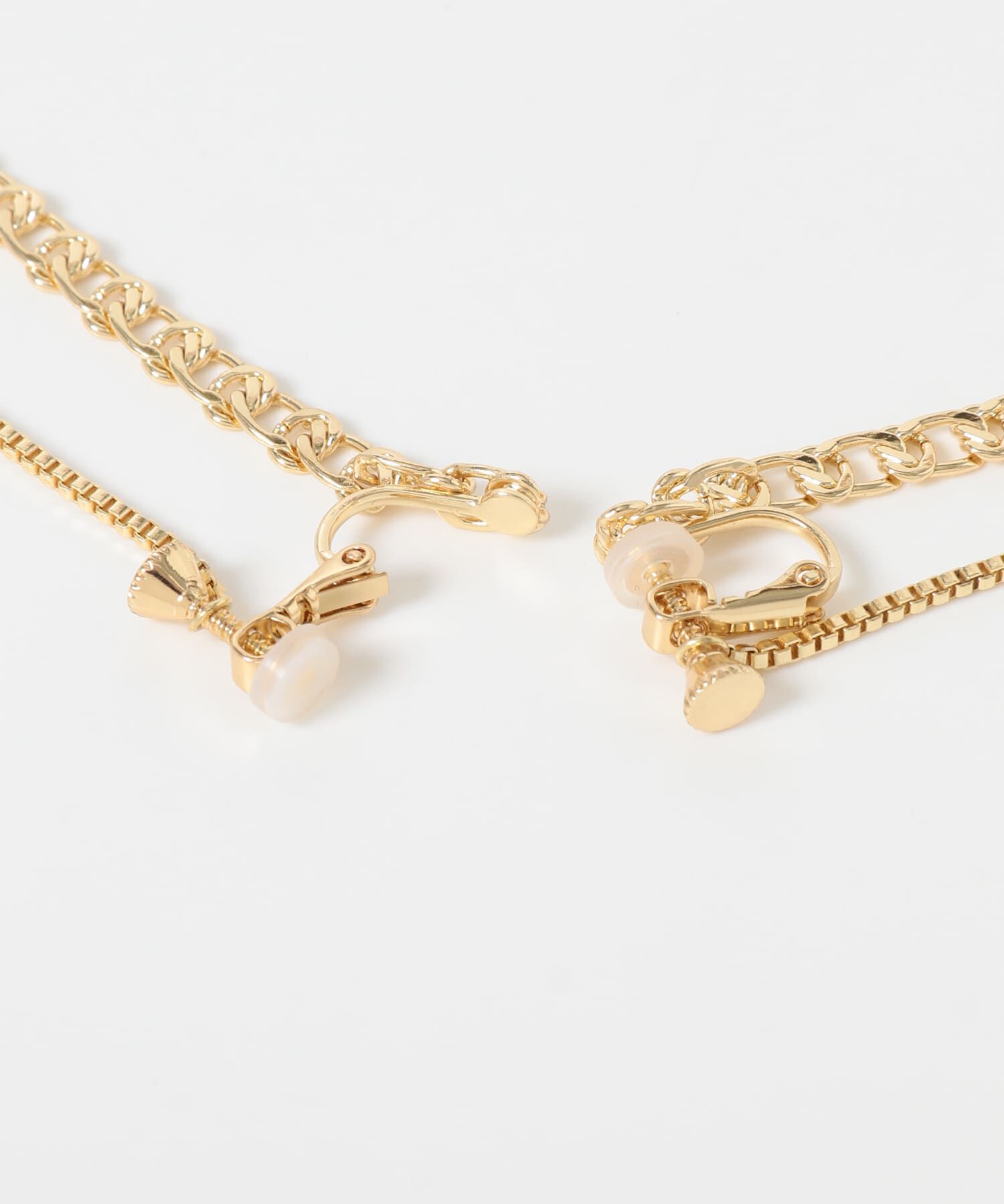 SMELLY「コンビチェーンロングイヤリング」|イヤリング|