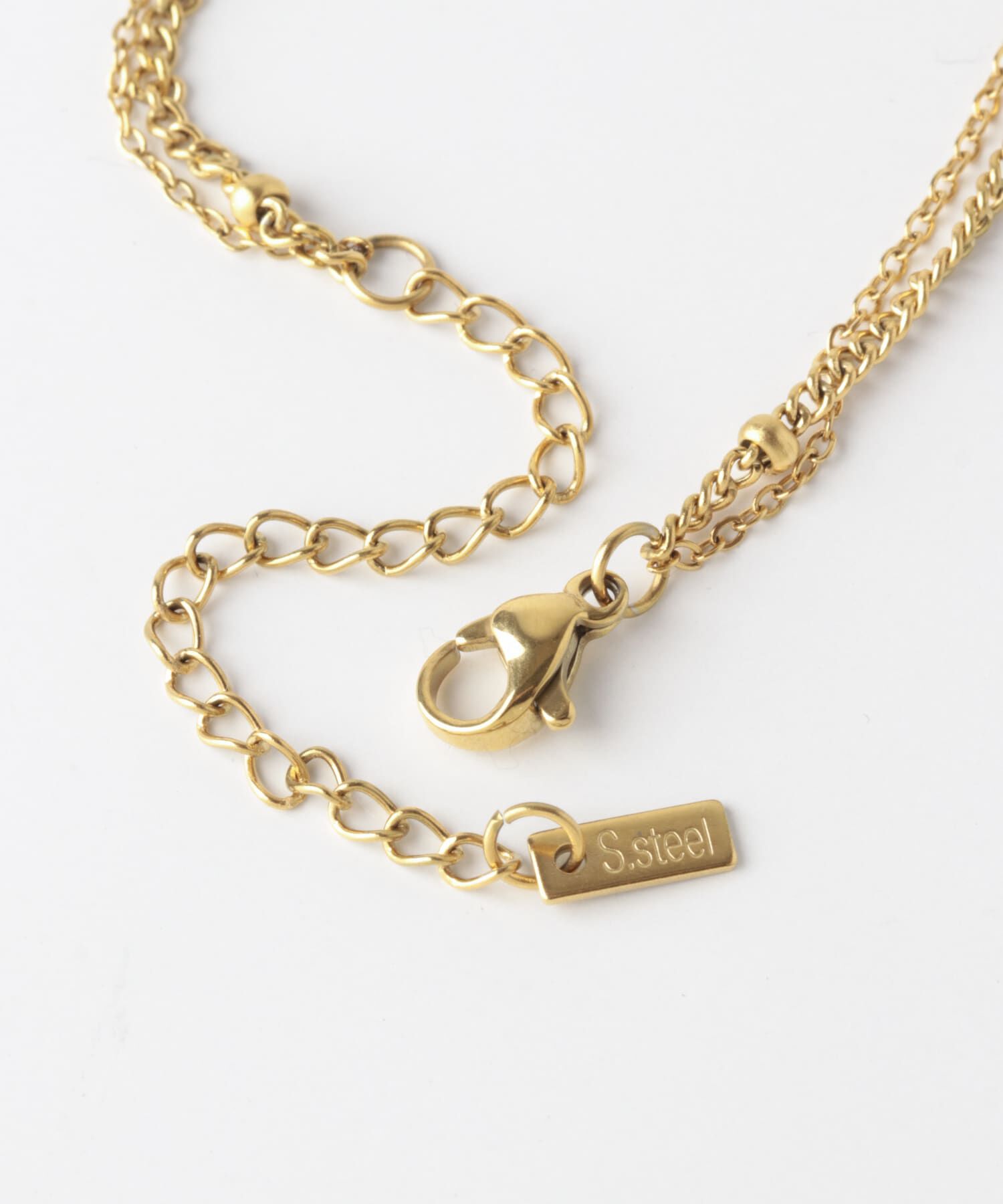 SMELLY「ステンレスダブルチェーンブレスレット」|ブレスレット・バングル|