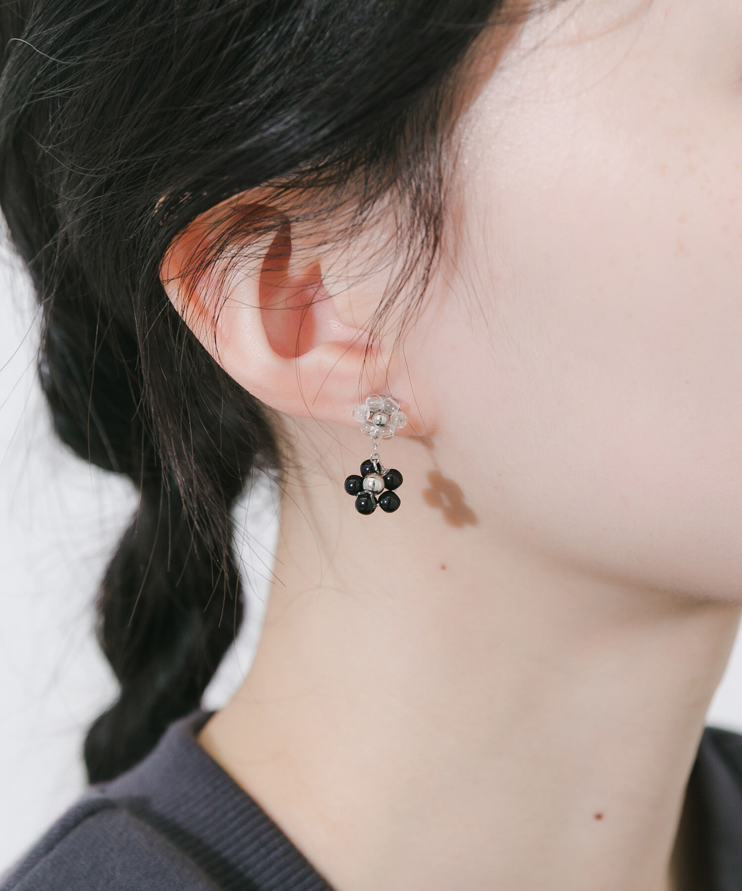 SMELLY「フラワービーズピアス」|ピアス|