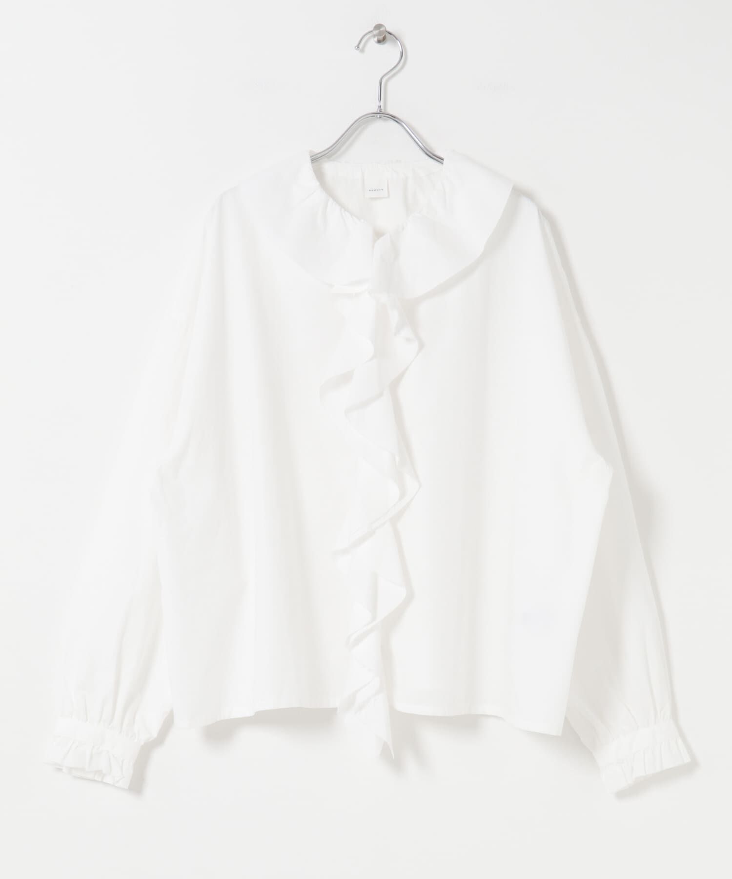 かぐれ「コットンフリルカラーシャツ」|シャツ・ブラウス|