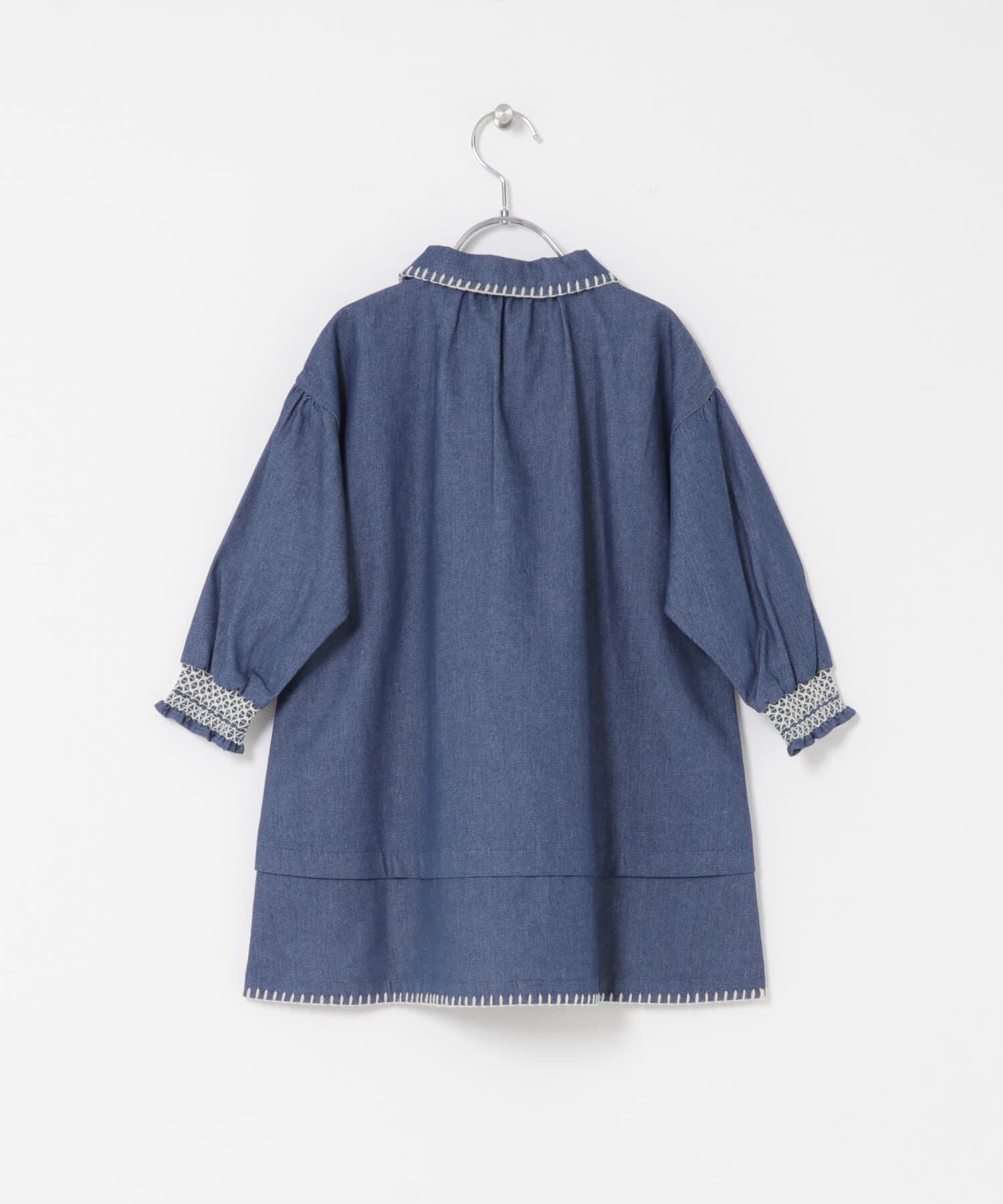 URBAN RESEARCH DOORS「『150サイズあり』デニム刺繍ワンピース(KIDS)」|ワンピース|
