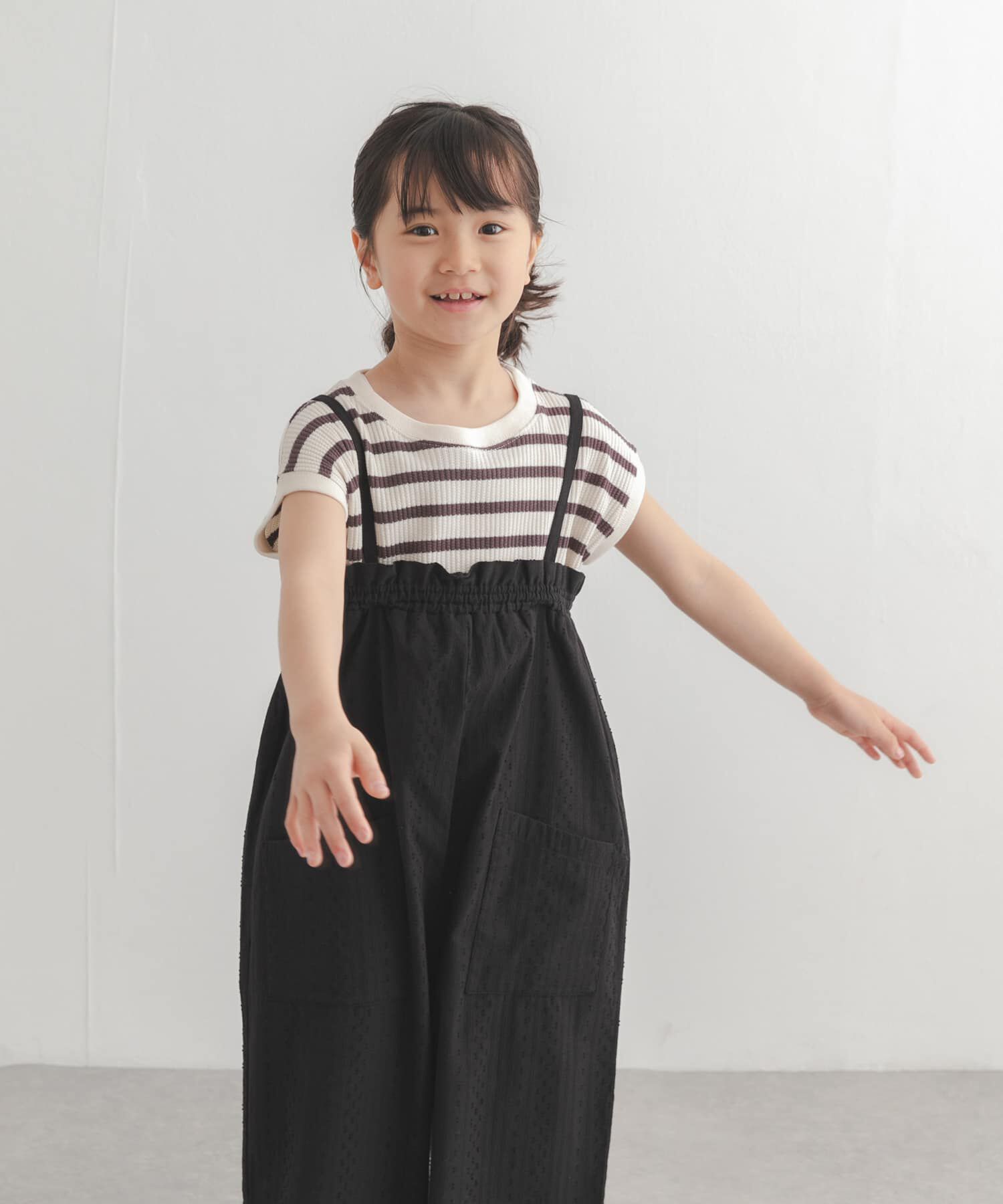 URBAN RESEARCH DOORS「フリルバギーキャミサロペット(KIDS)」|ワンピース|