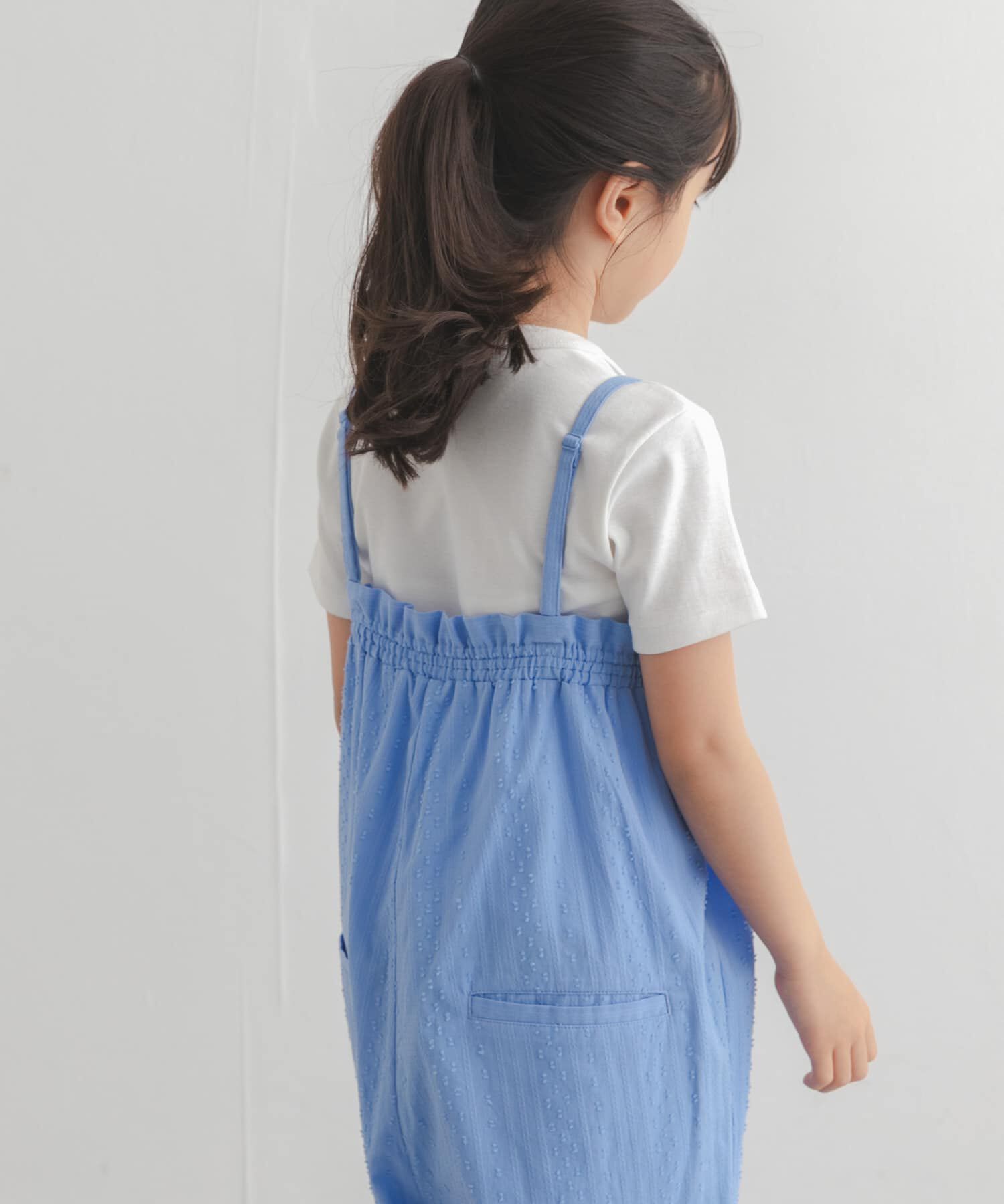 URBAN RESEARCH DOORS「フリルバギーキャミサロペット(KIDS)」|ワンピース|
