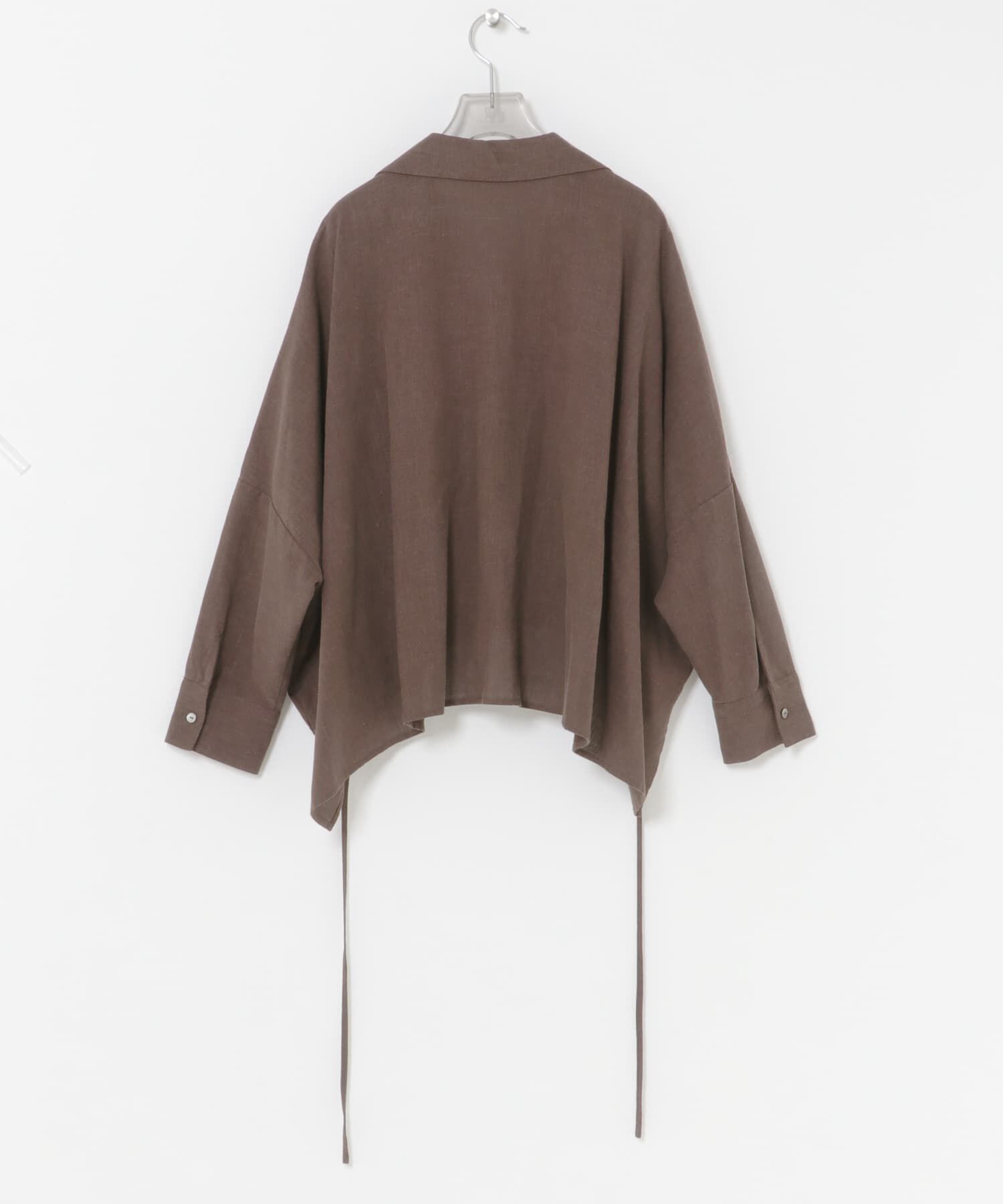 URBAN RESEARCH「ラミーレーヨンギャザーヘムシャツ」|シャツ・ブラウス|