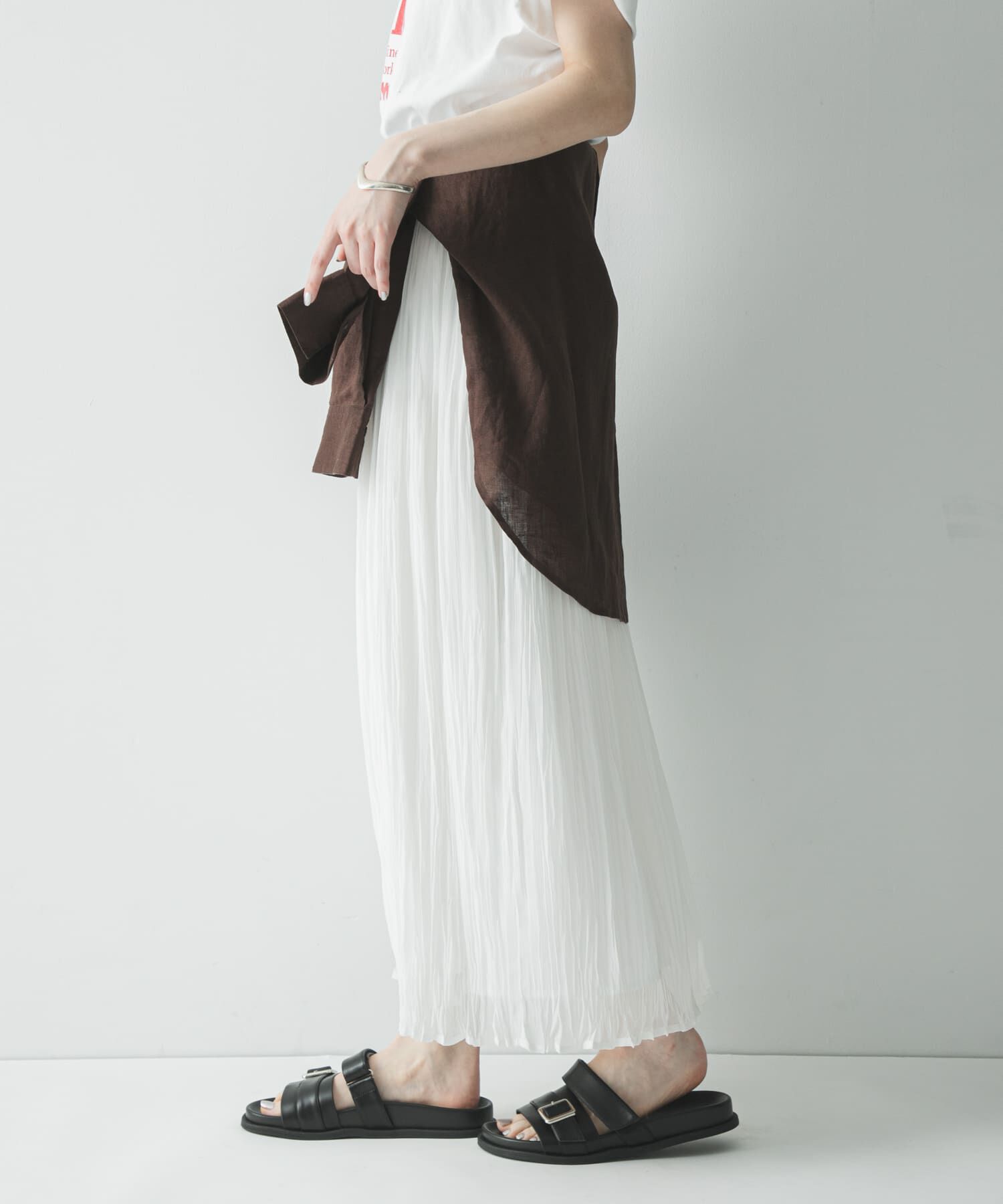 URBAN RESEARCH「シアープリーツイージースカート」|スカート|