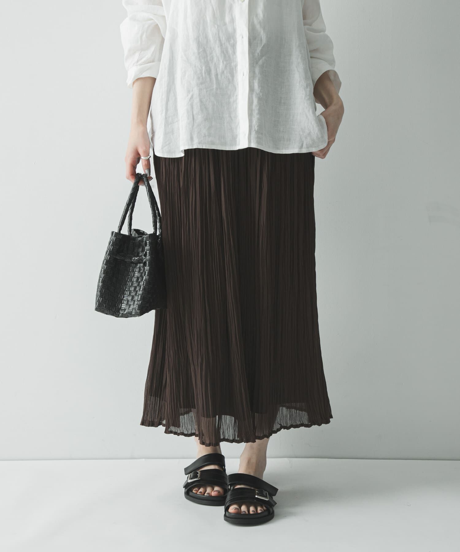 URBAN RESEARCH「シアープリーツイージースカート」|スカート|