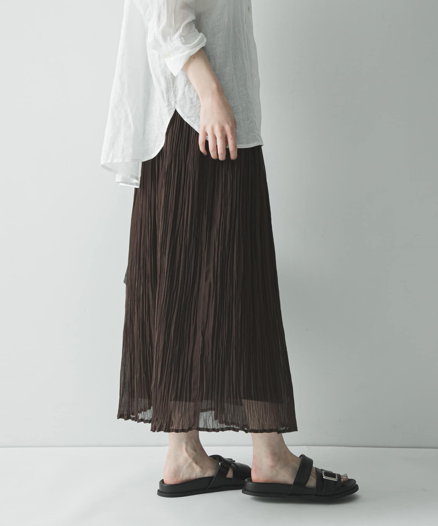 URBAN RESEARCH「シアープリーツイージースカート」|スカート|