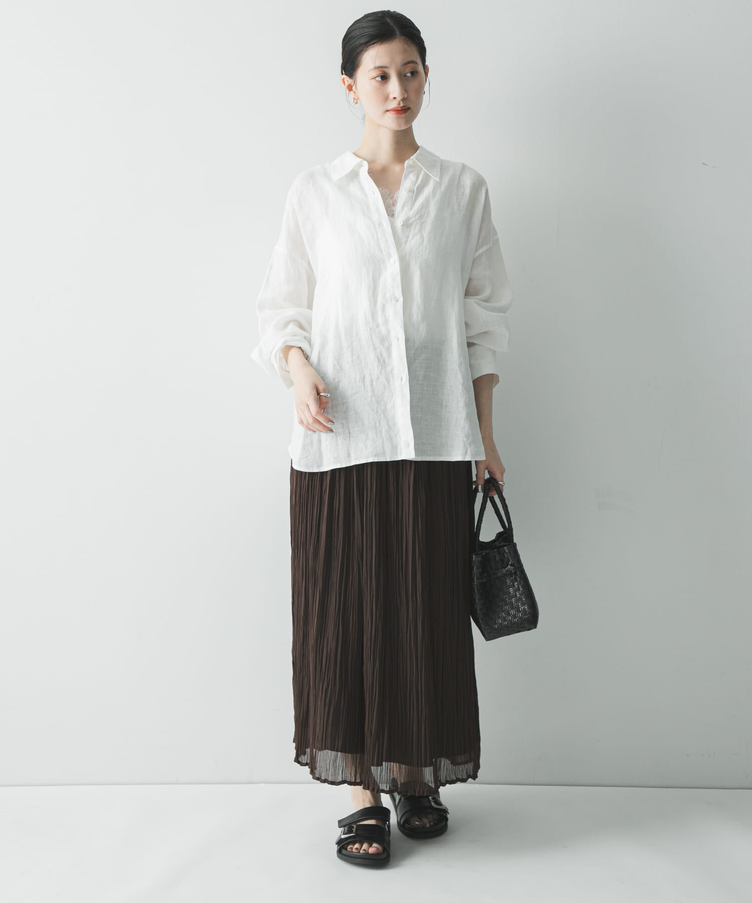 URBAN RESEARCH「シアープリーツイージースカート」|スカート|