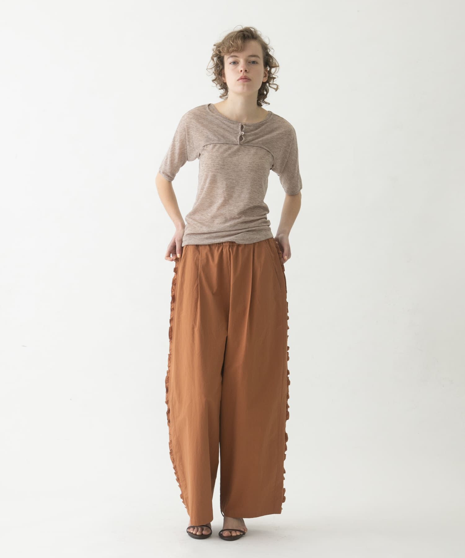 LAATO「side frill pants」|その他|