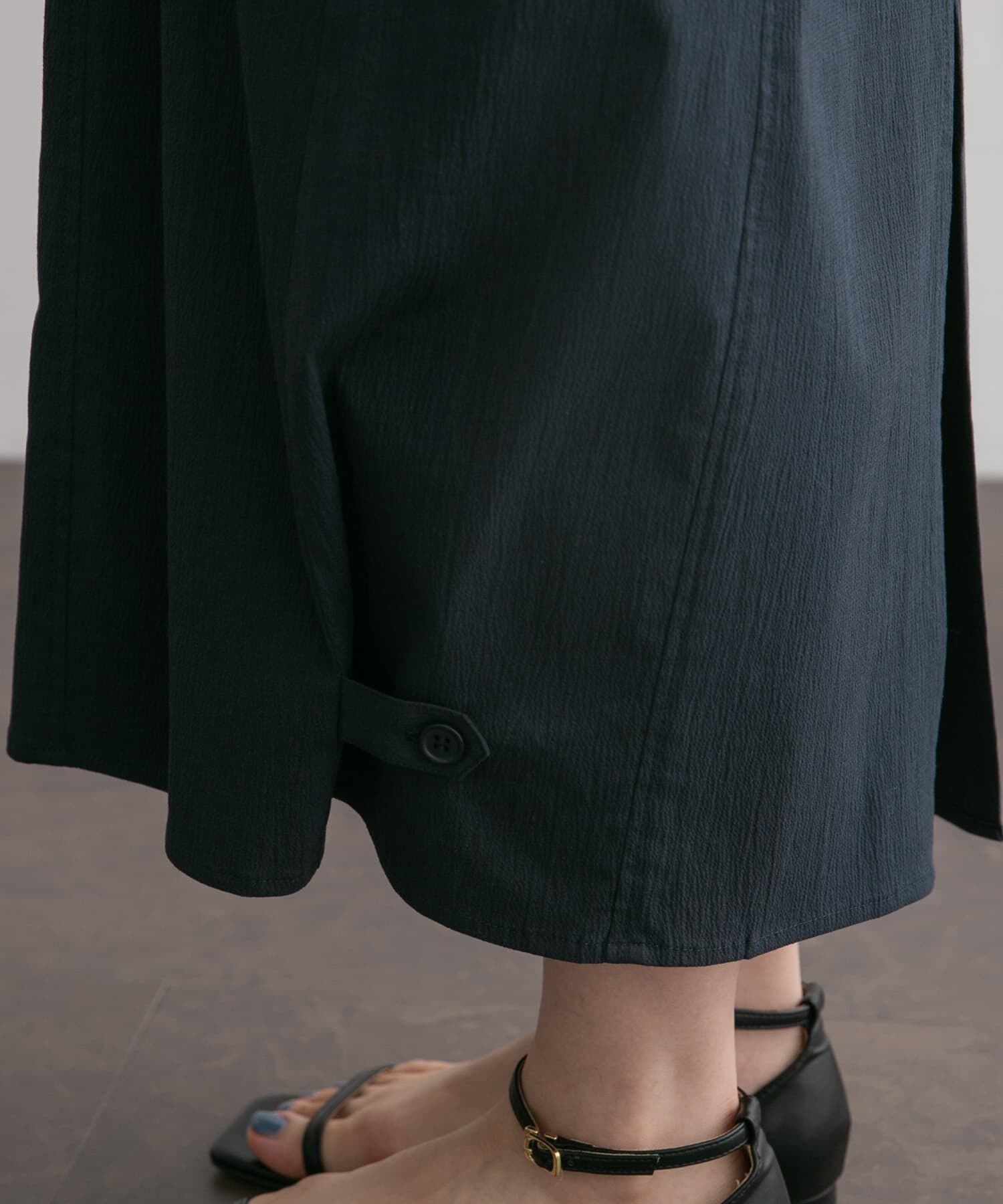  「サイドポケットコクーンワンピース」|ワンピース|