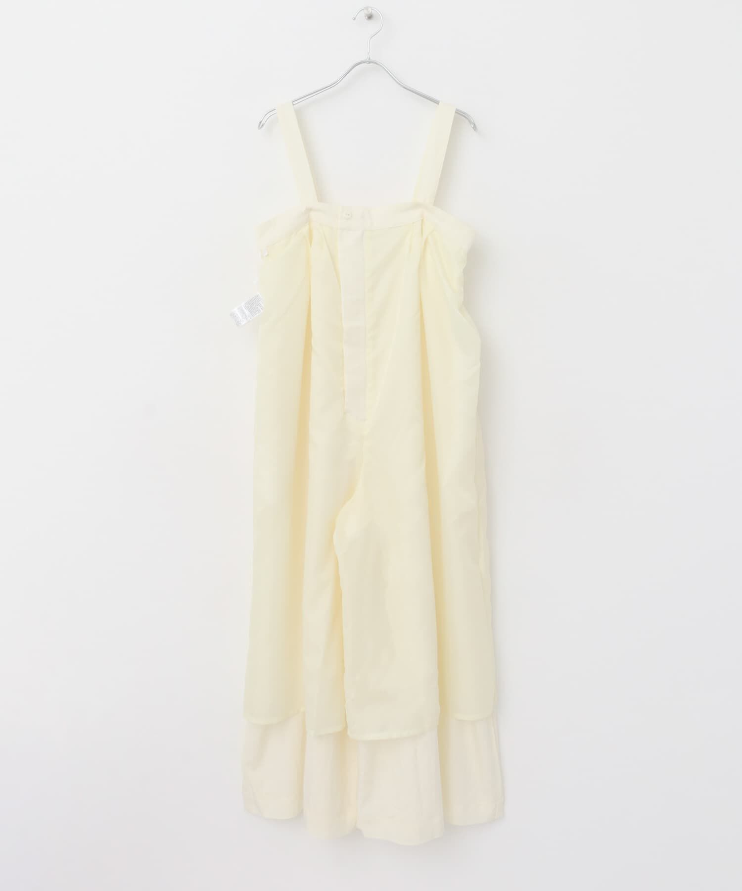  「『2サイズ展開』オーバーストラップワイドサロペット」|スカート|