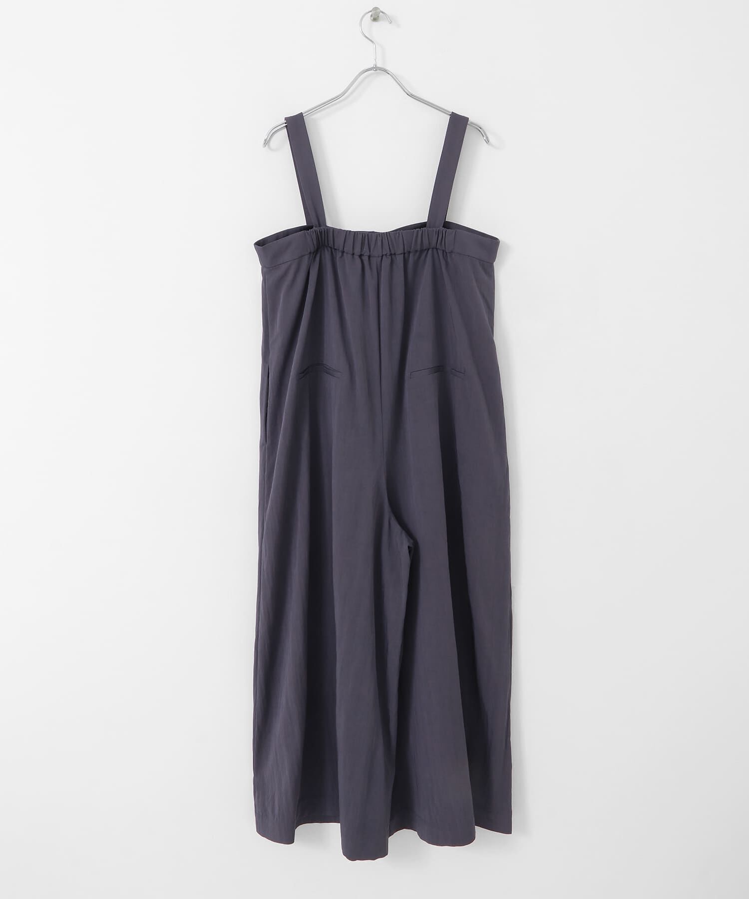  「『2サイズ展開』オーバーストラップワイドサロペット」|スカート|