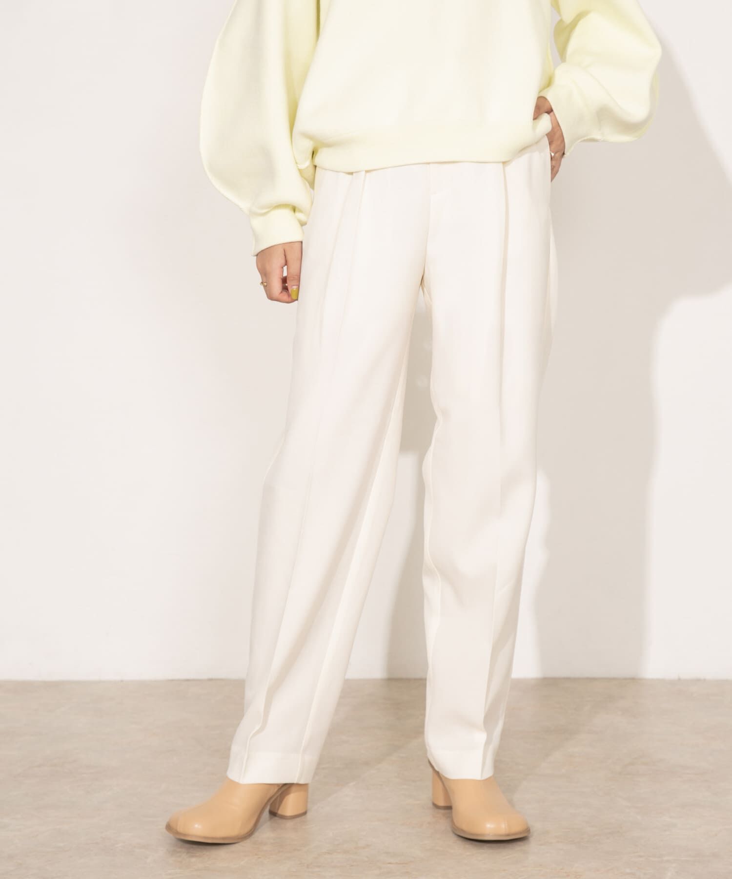  「illi　ワンタックセンタープレスパンツ」|その他|