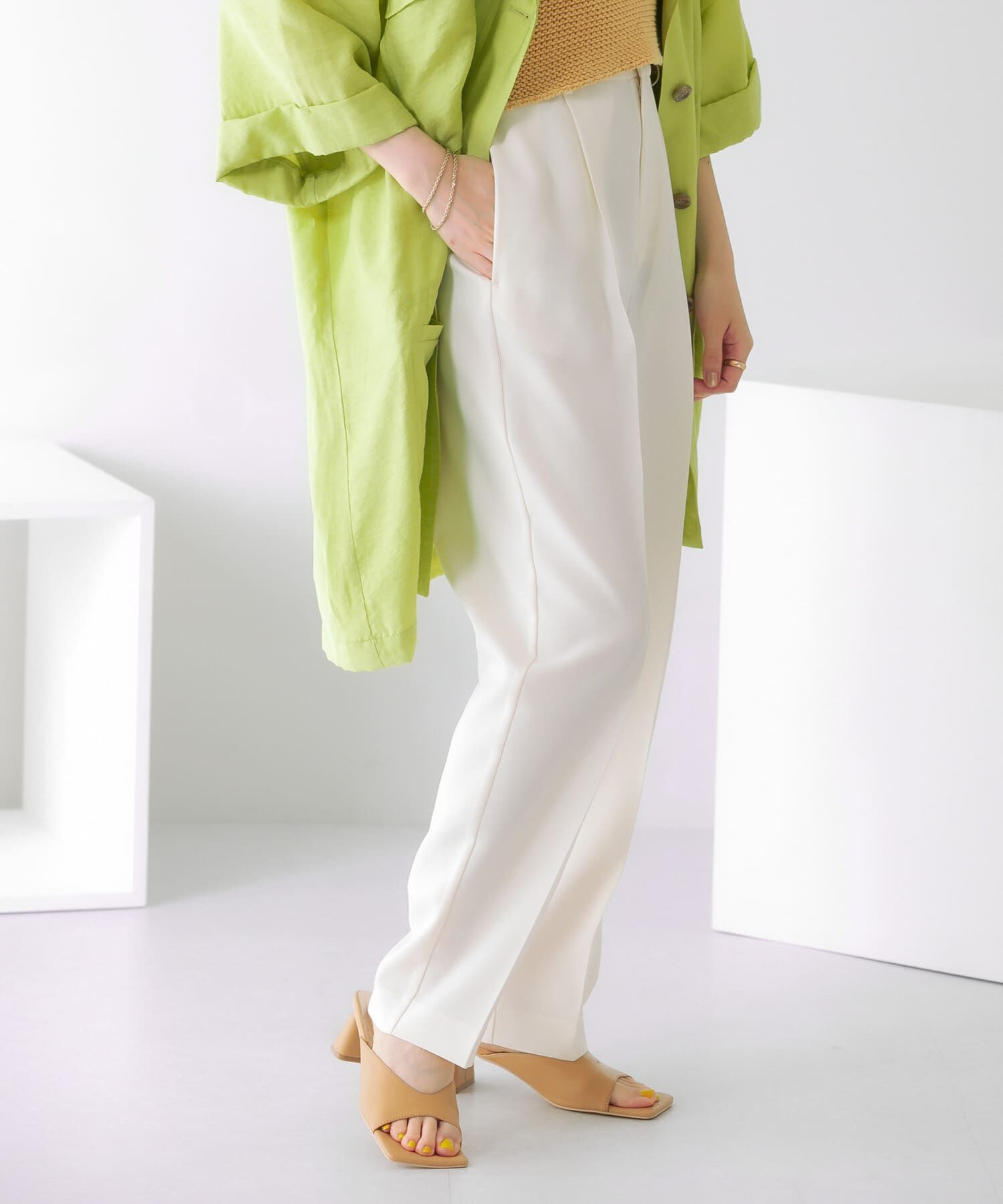  「illi　ワンタックセンタープレスパンツ」|その他|