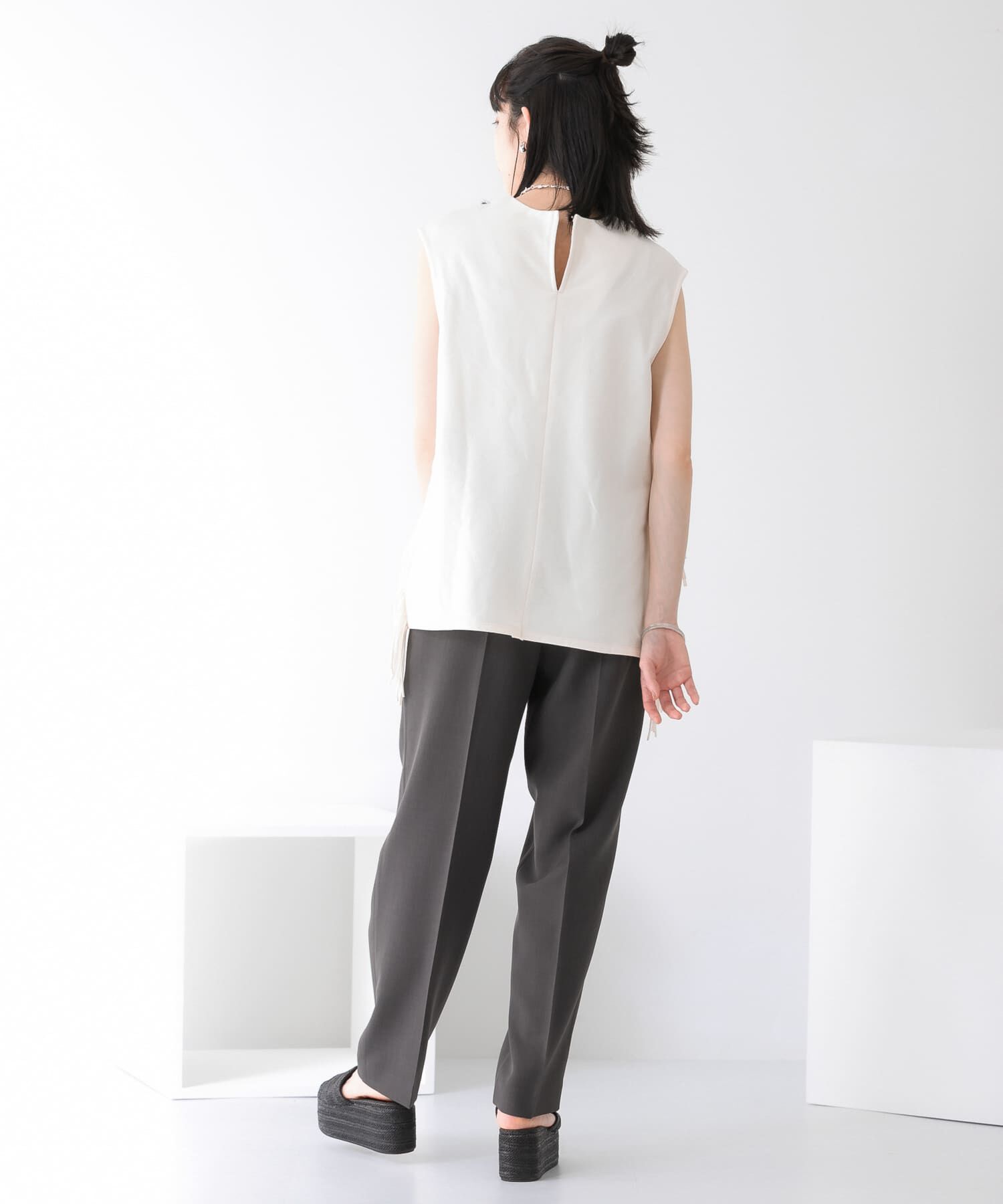  「illi　ワンタックセンタープレスパンツ」|その他|