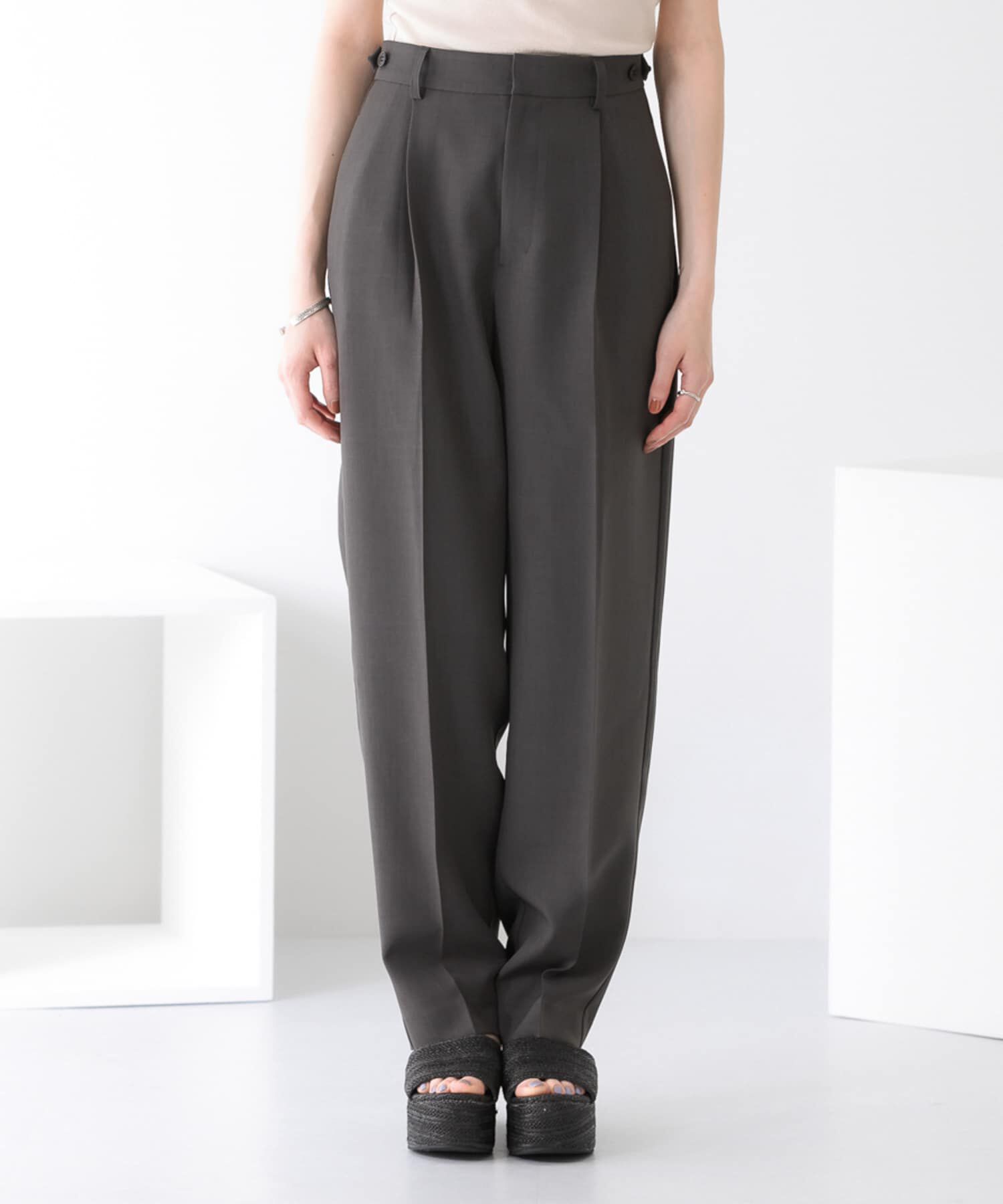  「illi　ワンタックセンタープレスパンツ」|その他|