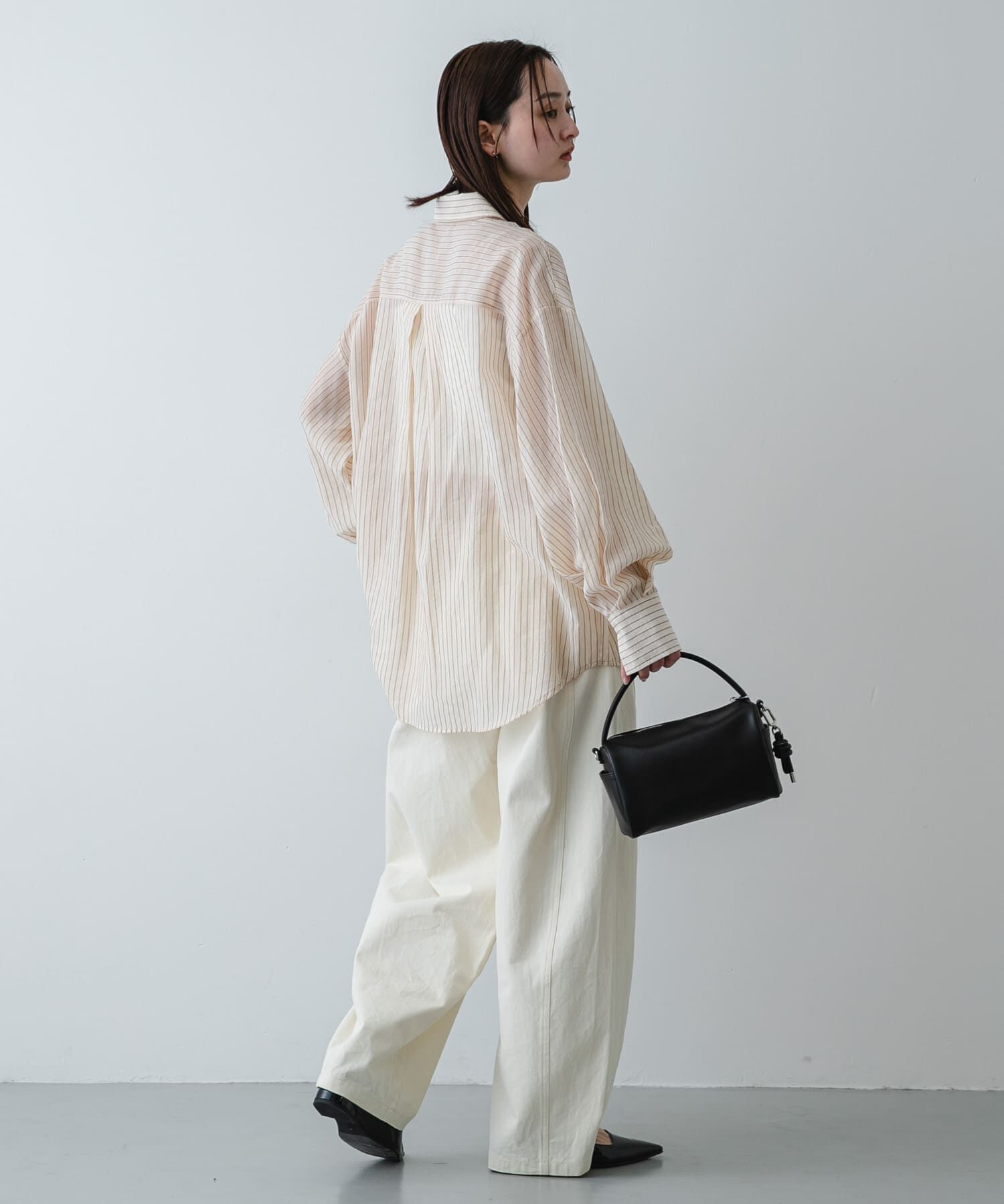 SENSE OF PLACE by URBAN RESEARCH「『接触冷感/速乾』シアーストライプアレンジシャツ」|シャツ・ブラウス|