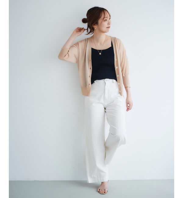  「リブニットキャミソール」|キャミソール|