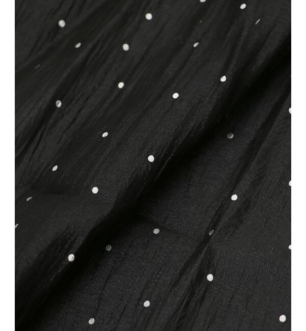 le.coeur blanc「《手洗い可能》箔ドットオーガンジーキャミワンピース」|ワンピース|