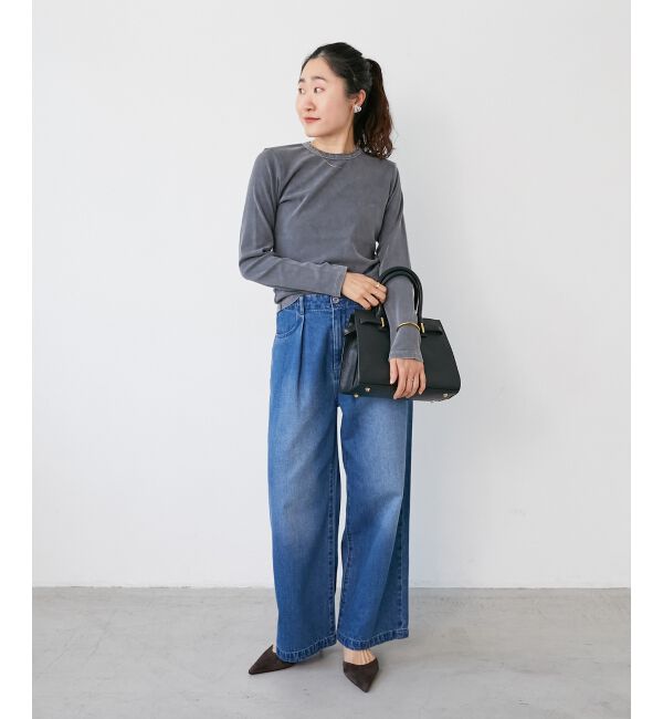  「《WEB限定アイテム》ケミカルウォッシュテレコロンT」|Tシャツ・カットソー|