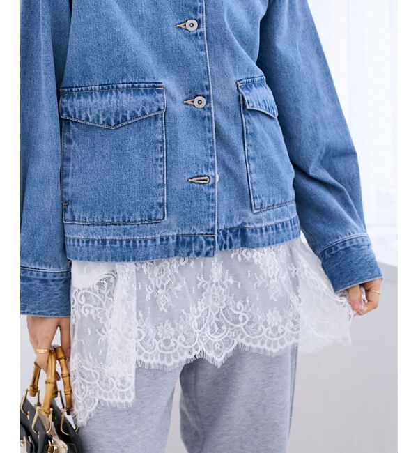  「裾レースキャミブラウス」|キャミソール|