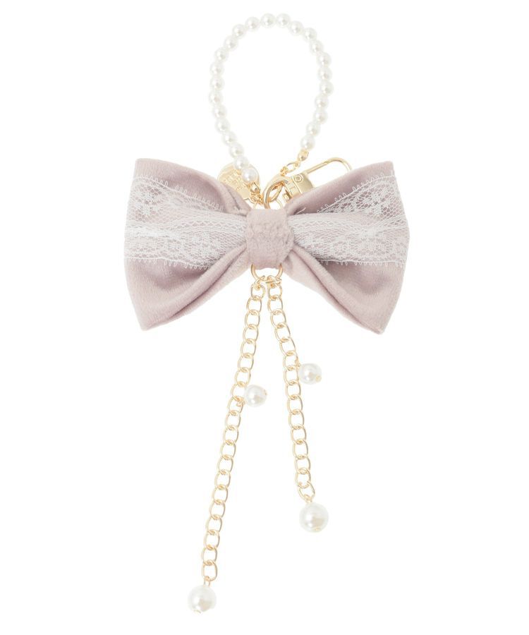 Maison de FLEUR「ベロアレースリボンチャーム」|その他|