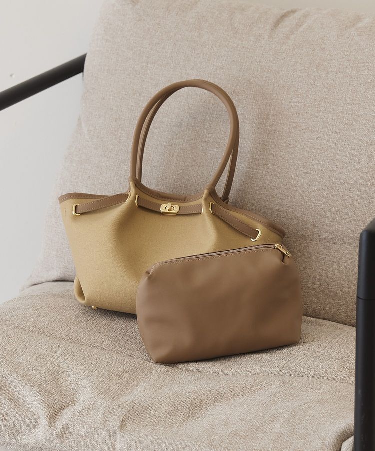 AMERICAN HOLIC「【2点SET】ベルトラウンドトートバッグ」|トートバッグ|Beige