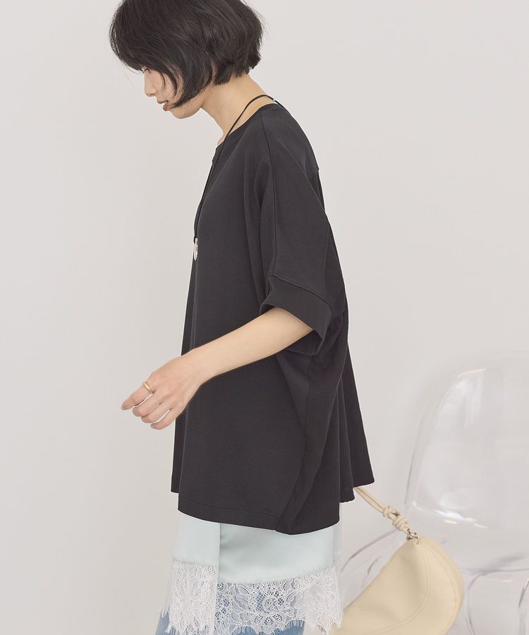 AMERICAN HOLIC「【接触冷感】異素材コクーンプルオーバー」|Tシャツ・カットソー|