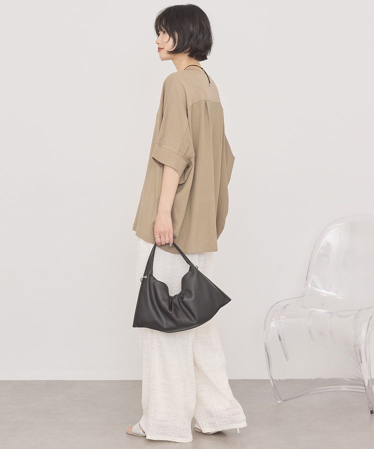 AMERICAN HOLIC「【接触冷感】異素材コクーンプルオーバー」|Tシャツ・カットソー|