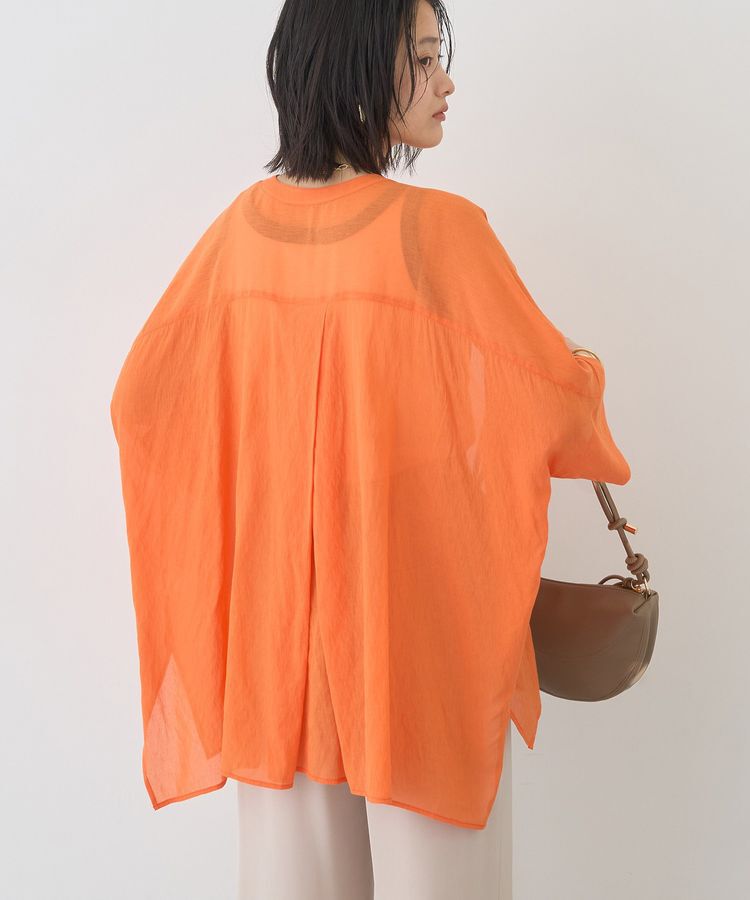 AMERICAN HOLIC「【接触冷感】Vネックポンチョシャツ」|シャツ・ブラウス|