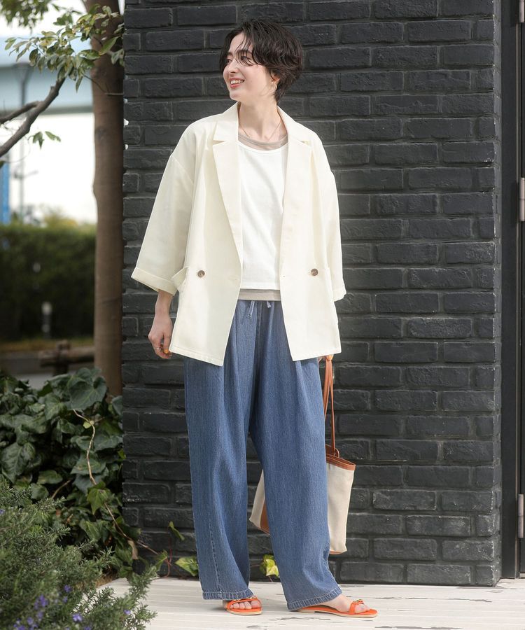 Green Parks「【適ON】シアーシャツジャケット」|テーラードジャケット|