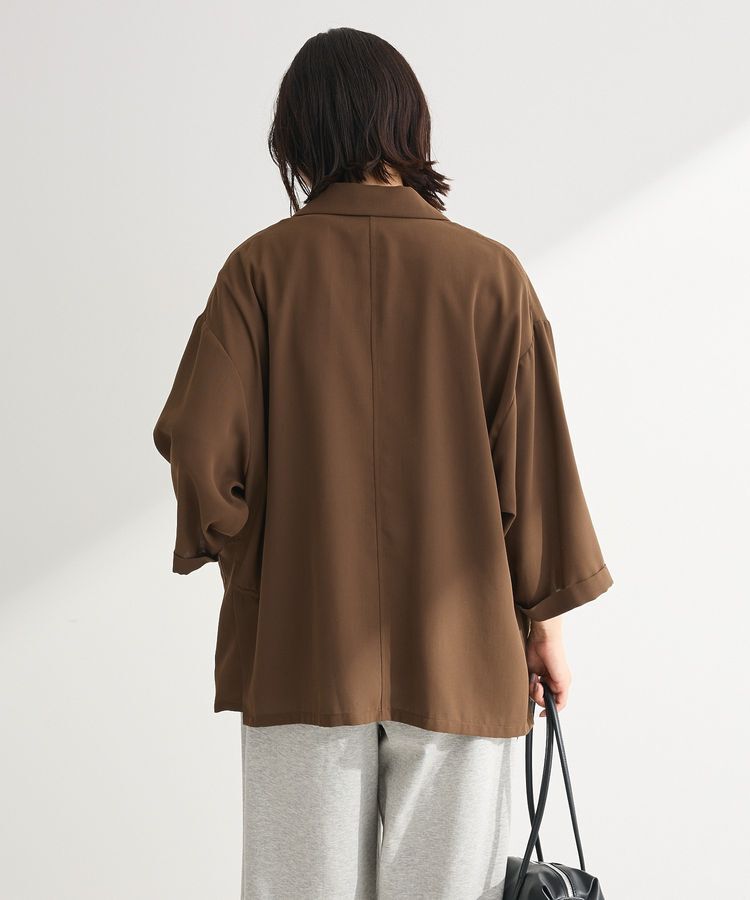 Green Parks「【適ON】シアーシャツジャケット」|テーラードジャケット|
